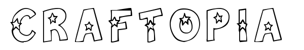 Craftopia Stars font preview